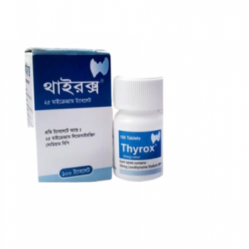 Thyrox 25 (Pot) 100Pcs