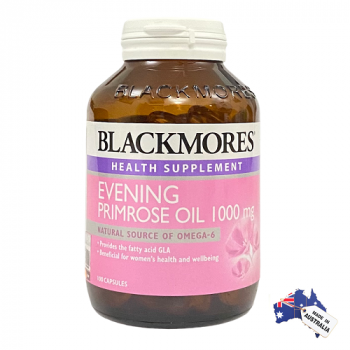 Blackmores Evening Primrose Oil 1000mg Relieves Premenstrual Symptoms Naturally, Improve Skin Health, Reduce High Blood Pressure, Improve Heart Health, 100 Capsules, Australia - Buy Online in Bangladesh | ePharma