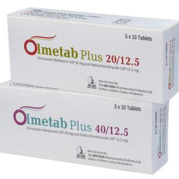 Olmetab Plus 20mg/12.5mg Tablet