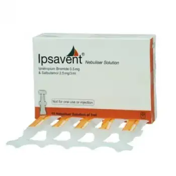 Ipsavent Nebuliser Solution (2.5mg+0.5mg)/3ml