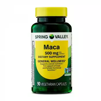 Spring Valley Maca 500mg Supplement | General Wellness | 90 Veg Capsules