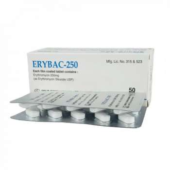 Erybac 250mg Tablet | 1 Strip