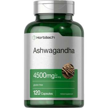 Horbaach Max Strength Ashwagandha 4500mg 120 Capsules | USA Made