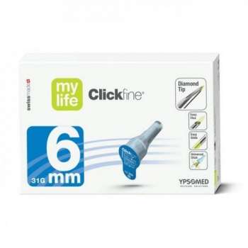 Mylife Clickfine Pen Needle 6mm 10pcs