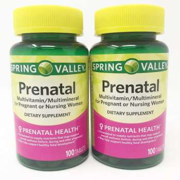 Prenatal Multivitamin/Multimineral for Pregnant and Nursing Women Supplement | 100 Count