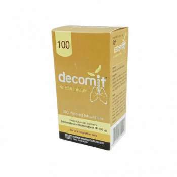 Decomit Metered-Dose Inhaler (MDI) | 100 mcg/puff