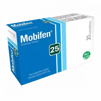Mobifen Suppository 25mg 1pc