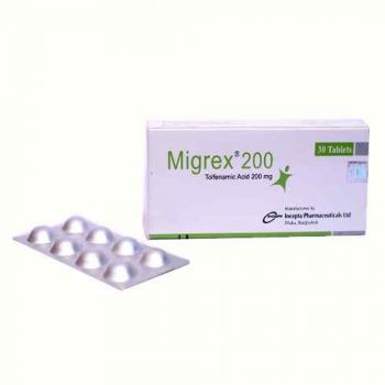 Migrex 200mg Tablet 10pcs