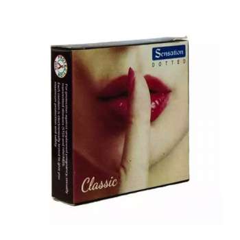 M1 Sensation Classic Dotted Condoms 1 Packet 3pcs