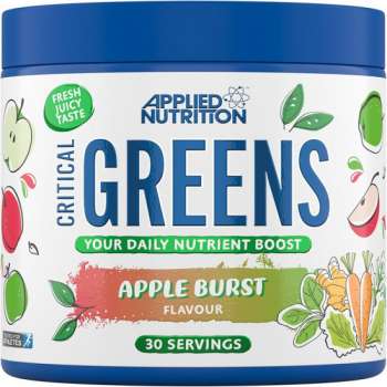 Applied Nutrition Critical Greens Juice Powder 30 Servings, Apple Burst Flavor