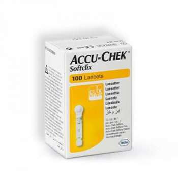 Accu-Chek Softclix Lancets, 28G – 100pc