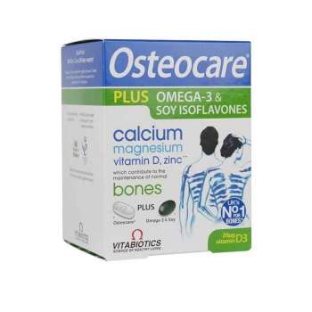 Vitabiotics Osteocare Plus Omega 3 & Soy Isoflavones 84 Tablets