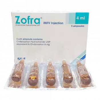 Zofra 8mg/4ml Injection 1pcs