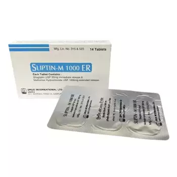 Sliptin-M 1000 ER Tablet 1 Strip