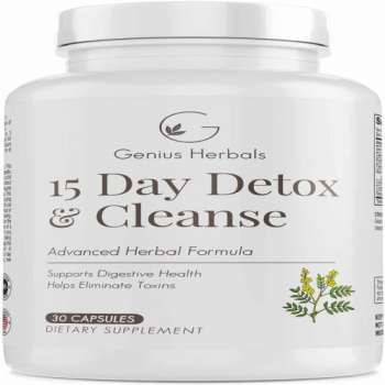 15 Day Detox and Cleanse Supplement | 30 Capsules