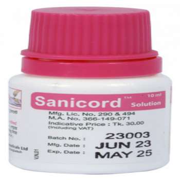 Sanicord Antiseptic Solution 10ml