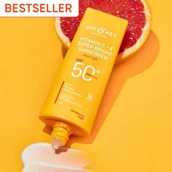 Dot and Key Vitamin C + E Super Bright Sunscreen with SPF 50+, 50g