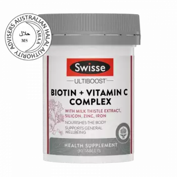 Biotin + Vitamin C Complex | 30 Tablets