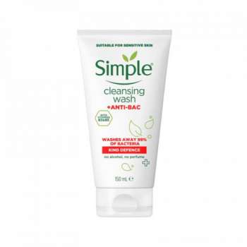 Simple Anti-Bac Cleansing Wash 150ml