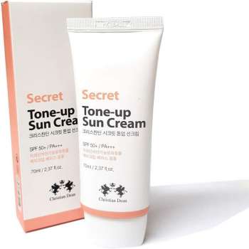 Christian Dean Secret Tone-up Sun Cream SPF50+/PA+++, 70ml | Korean