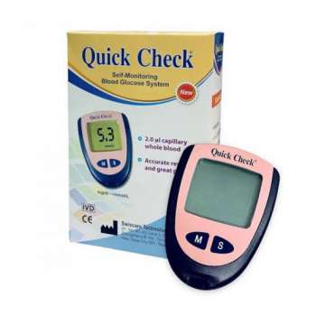 Quick Check Self Monitoring Blood Glucose Meter