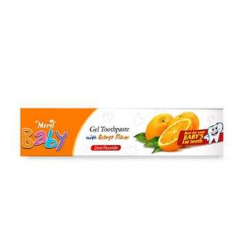 Meril Baby Gel Toothpaste (Orange) 45gm