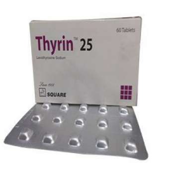 Thyrin 25mcg Tablet 15pcs