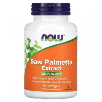 Now Foods Saw Palmetto Extract Men's Health, 90 Softgels | USA Made