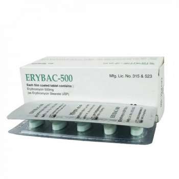 Erybac 500mg Tablet | 1 Strip