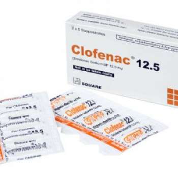 Clofenac 12.5mg Suppository 5pcs