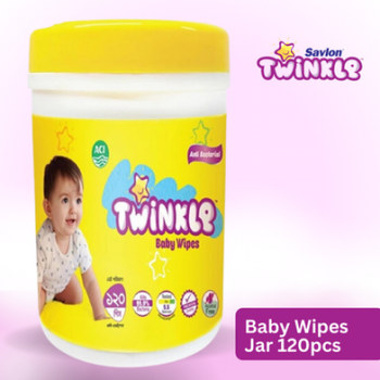 Savlon Twinkle Baby Wipes Jar 120pcs