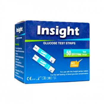 Insight Blood Glucose Test Strip - 50 Pcs