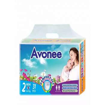 Avonee Mini 2 Baby Diaper Belt S (3kg-6kg) 31pcs