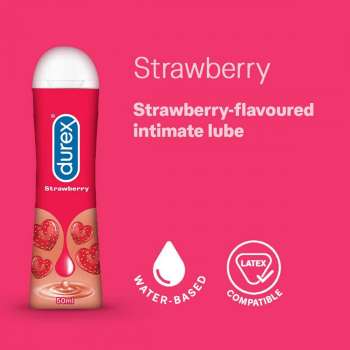 Durex Play Water Based Gel Lube Sweet Strawberry - 100ml