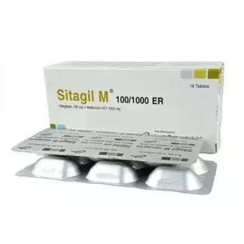 Sitagil M 1000/1000 ER | 1 Strip