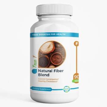 Truemed Natural Fiber Blend Supplement, 90 Capsules, USA