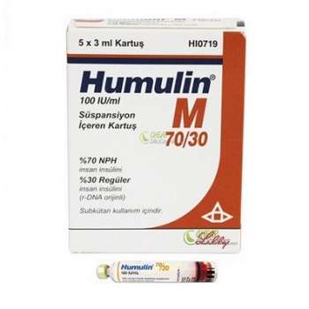 Humulin 70/30 Cartridge 100IU/ml