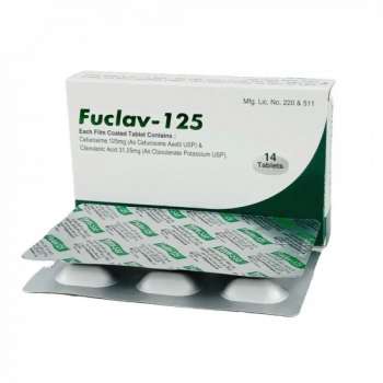 Fuclav 125mg+31.25mg | 1 Strip