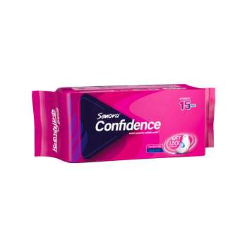Senora Confidence Sanitary Napkin Regular Flow (Panty System) 15pcs