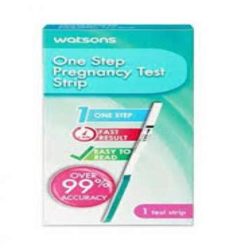 Watsons One Step Pregnancy Test Strip