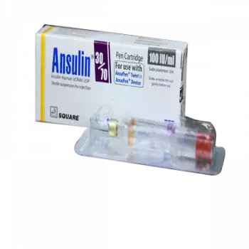 Ansulin 30/70 100IU pen cartridge (1pc)