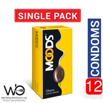 Moods Choco Dotted Condom 12pcs Packet