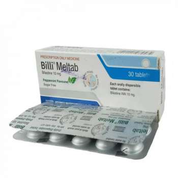 Billi Meltab Dispersible Tablet | Peppermint Flavor