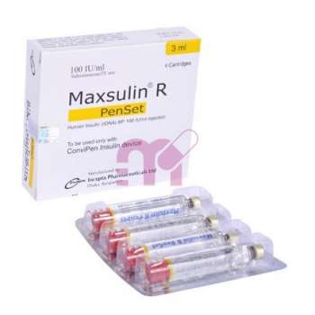 Maxsulin R Penset 3ml 100IU/ml