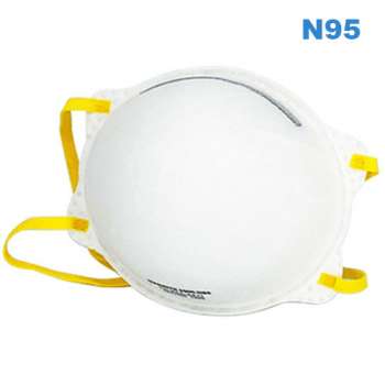 N95 Disposable Respirator Molded Face Mask 1pc
