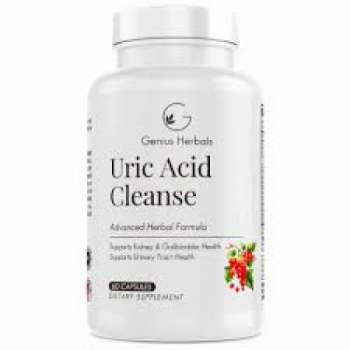Genius Herbals Uric Acid Cleanse Supplement | 60 Capsules