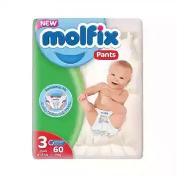 Molfix Baby Diaper Pants 3 midi 6-11 kg
