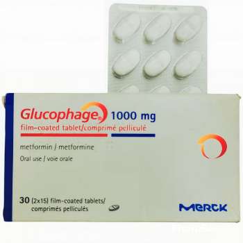 Glucophage 1000mg Tablet 1 Strip