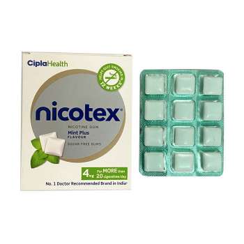 Nicotex Nicotine Chewing Gum Mint Flavor 4mg - 12Pcs