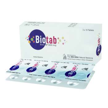 Biotab 5000mcg Tablet